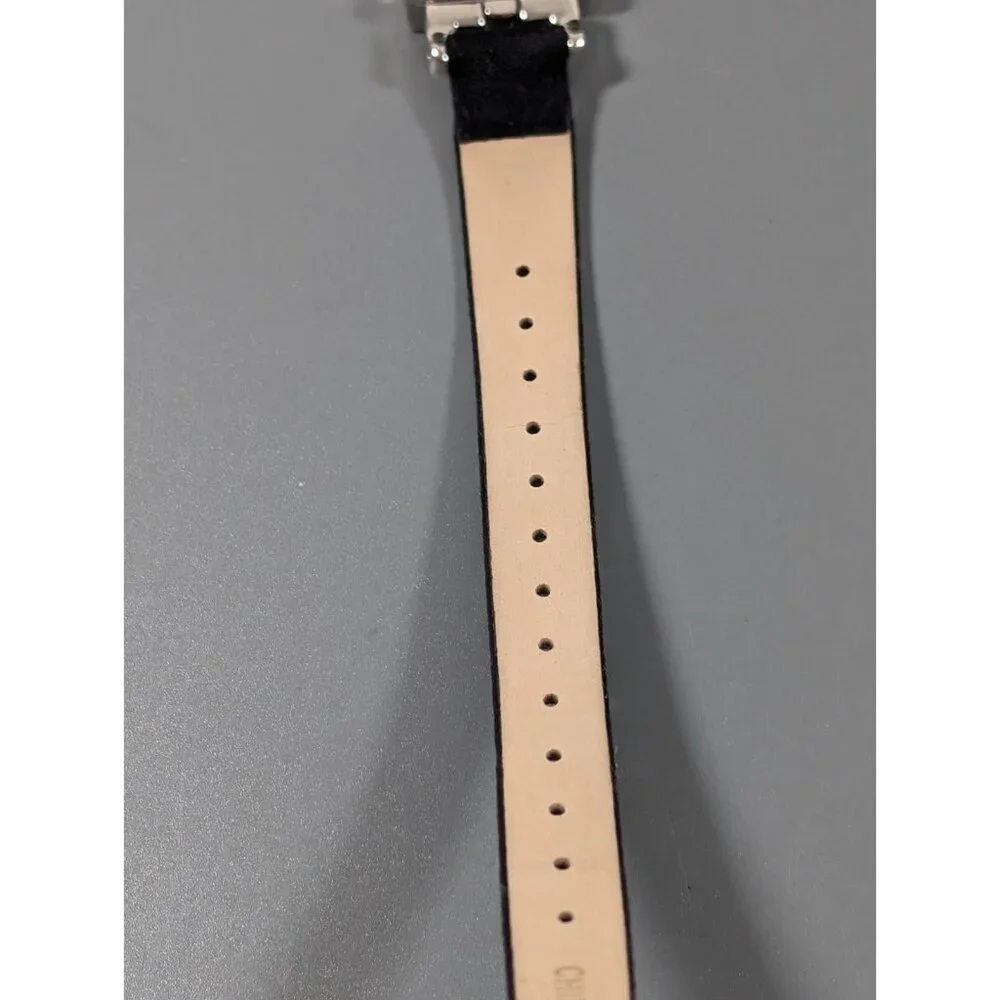 Avon‎ Womens Black Velvet Crystal Accent Elegant Watch New Battery